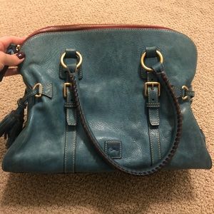 Blue Dooney and Bourke Florentine Bag